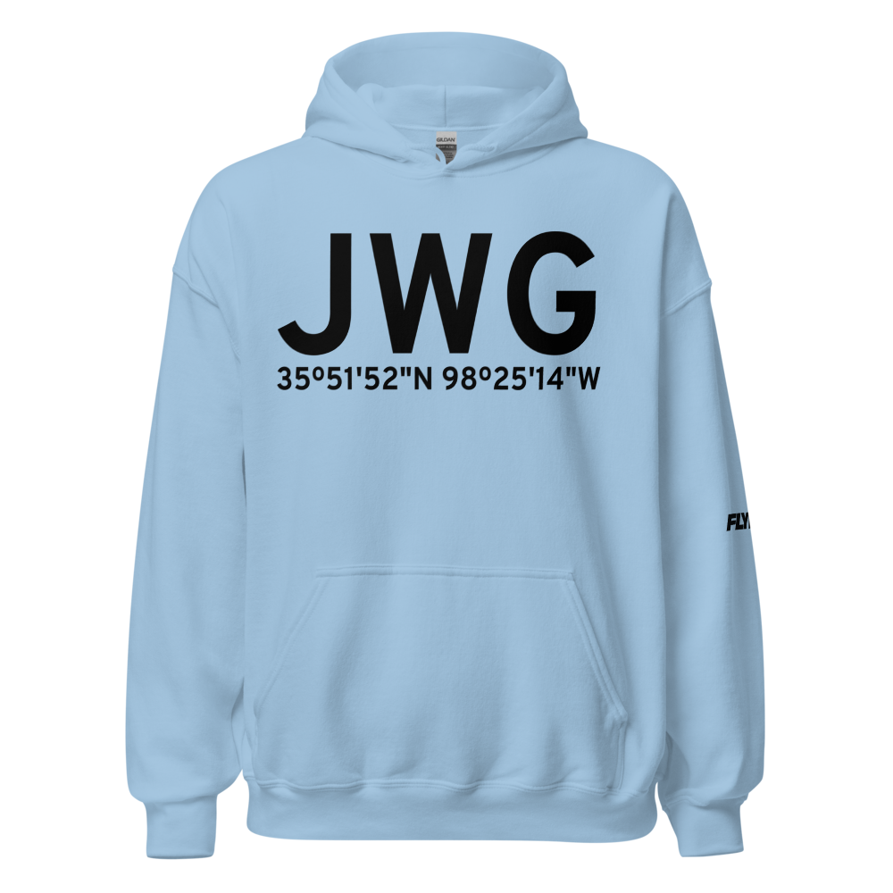 Watonga (KJWG) Airport Hoodie Sweatshirt 