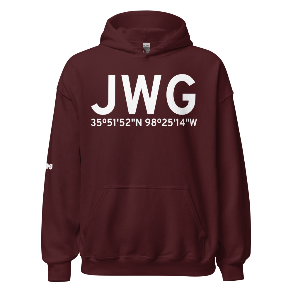 Watonga (KJWG) Airport Hoodie Sweatshirt 