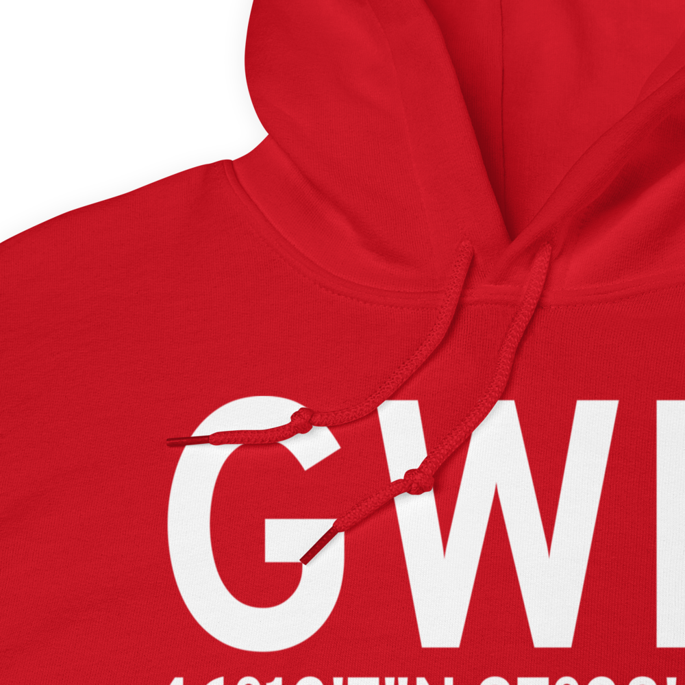 Gwinner (KGWR) Airport Hoodie Sweatshirt 