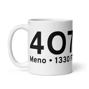 Meno (4O7) Airport Mug