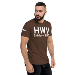 Shirley (KHWV) Airport Tri-blend T-Shirt