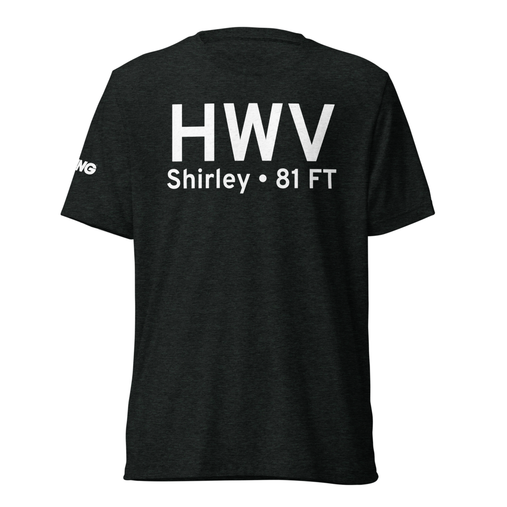 Shirley (KHWV) Airport Tri-blend T-Shirt 