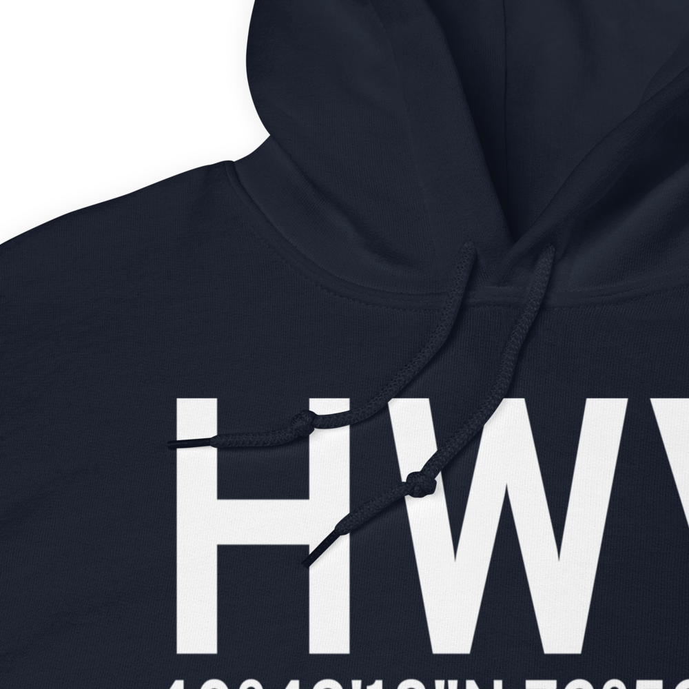 Shirley (KHWV) Airport Hoodie Sweatshirt 