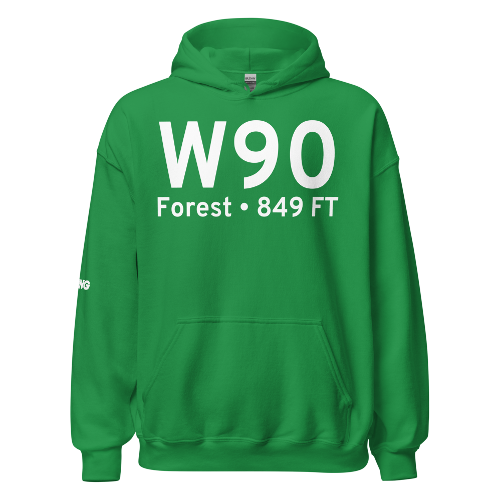 Forest (KW90) Airport Hoodie Sweatshirt 