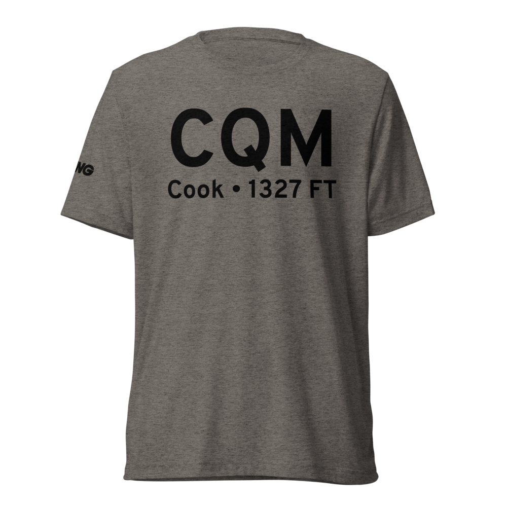 Cook (KCQM) Airport Tri-blend T-Shirt 