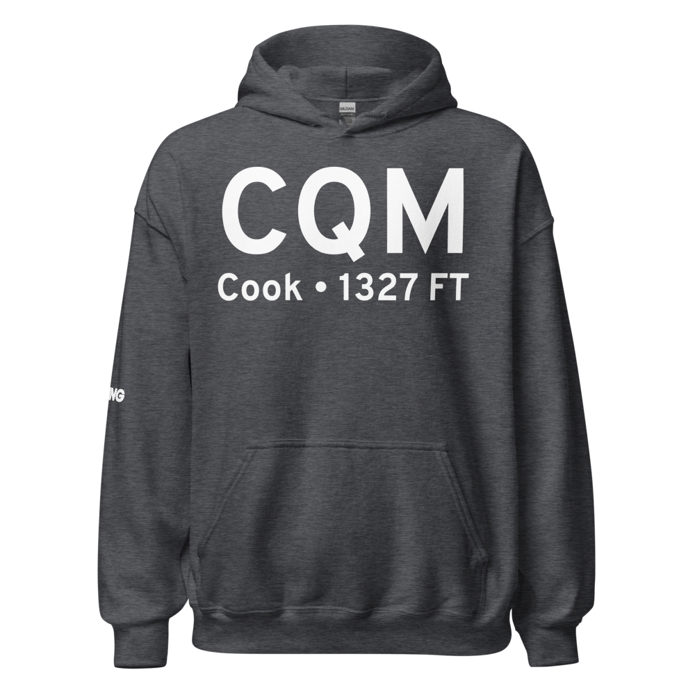 Cook (KCQM) Airport Hoodie Sweatshirt 