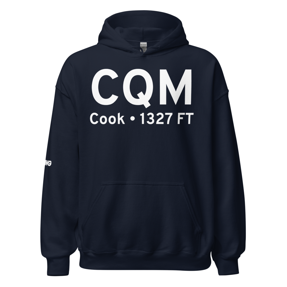 Cook (KCQM) Airport Hoodie Sweatshirt 