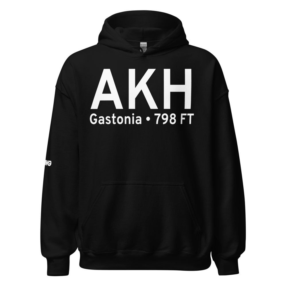 Gastonia (KAKH) Airport Hoodie Sweatshirt 