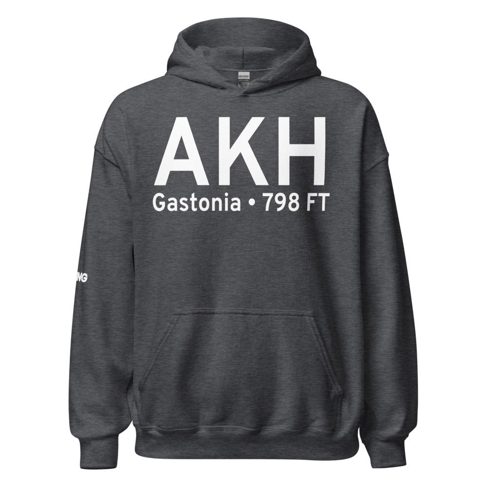Gastonia (KAKH) Airport Hoodie Sweatshirt 