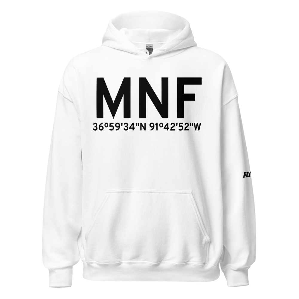 Mountain View (KMNF) Airport Hoodie Sweatshirt 