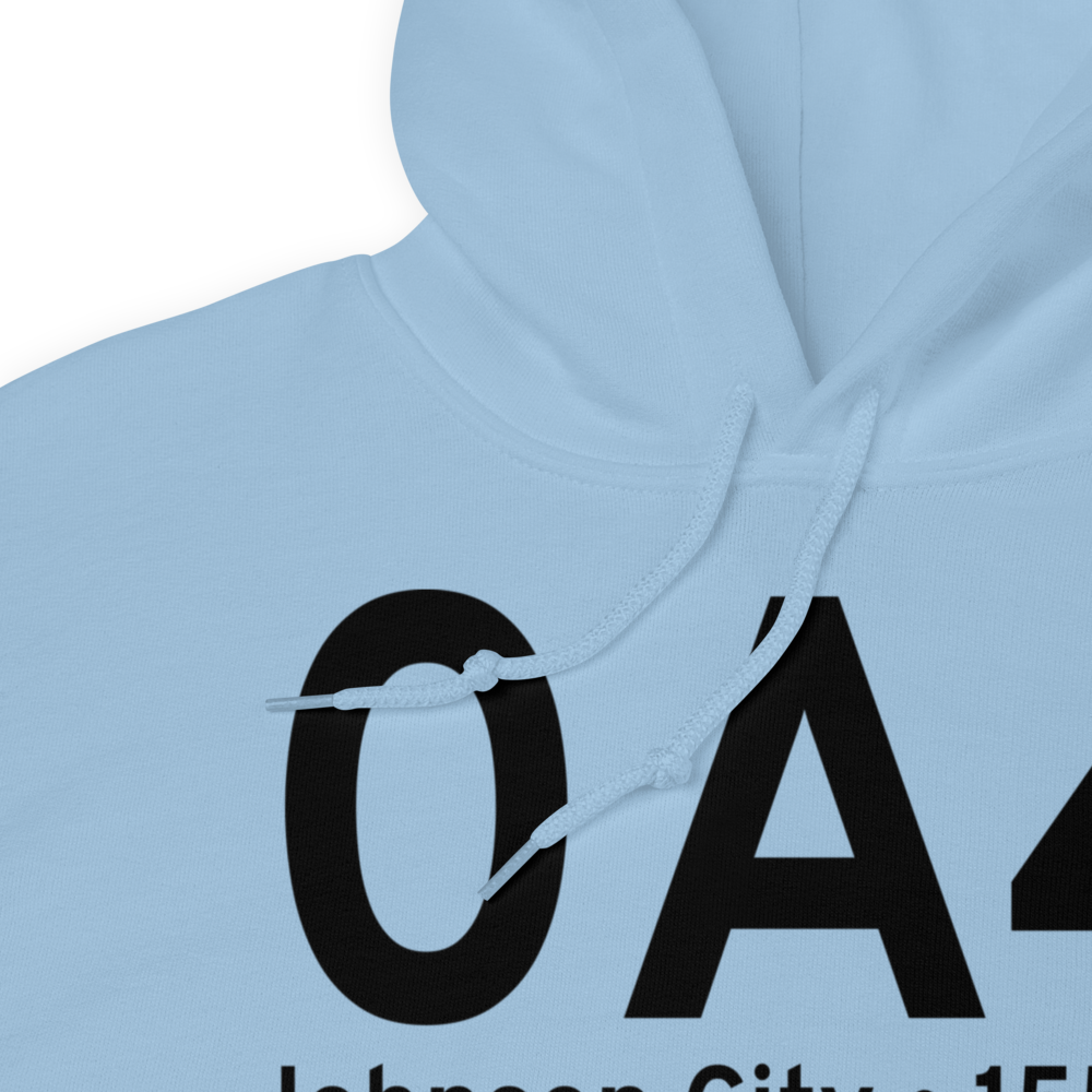Johnson City (K0A4) Airport Hoodie Sweatshirt 