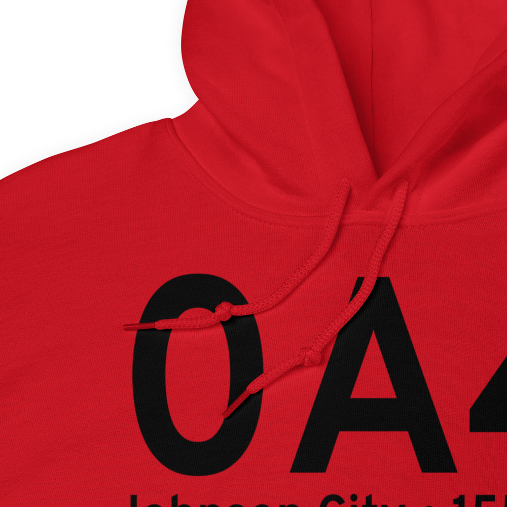 Johnson City (K0A4) Airport Hoodie Sweatshirt 