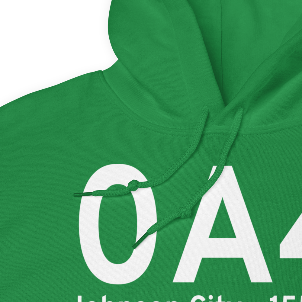 Johnson City (K0A4) Airport Hoodie Sweatshirt 