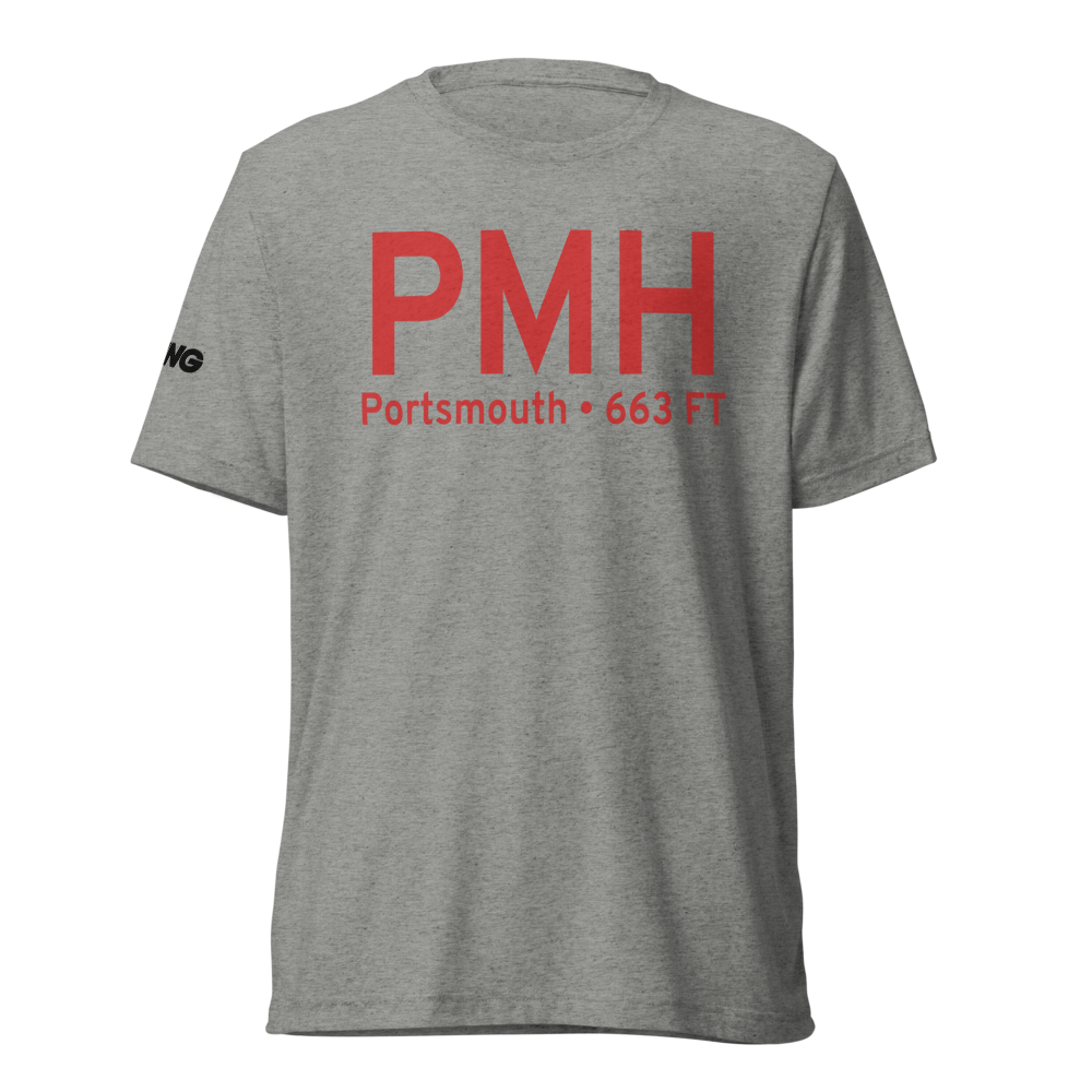 Portsmouth (KPMH) Airport Tri-blend T-Shirt 