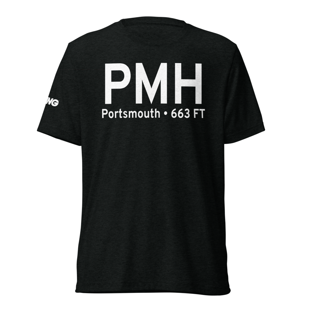 Portsmouth (KPMH) Airport Tri-blend T-Shirt 