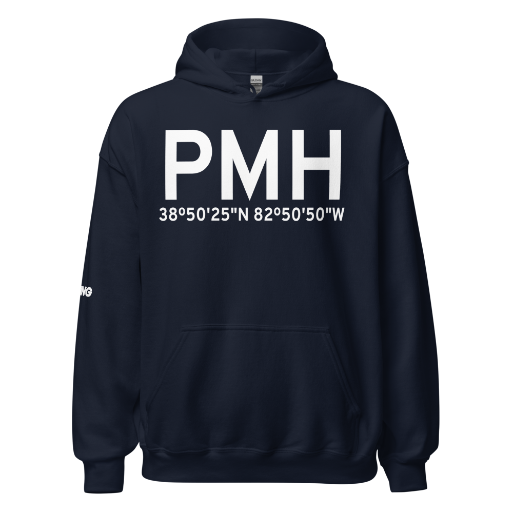 Portsmouth (KPMH) Airport Hoodie Sweatshirt 