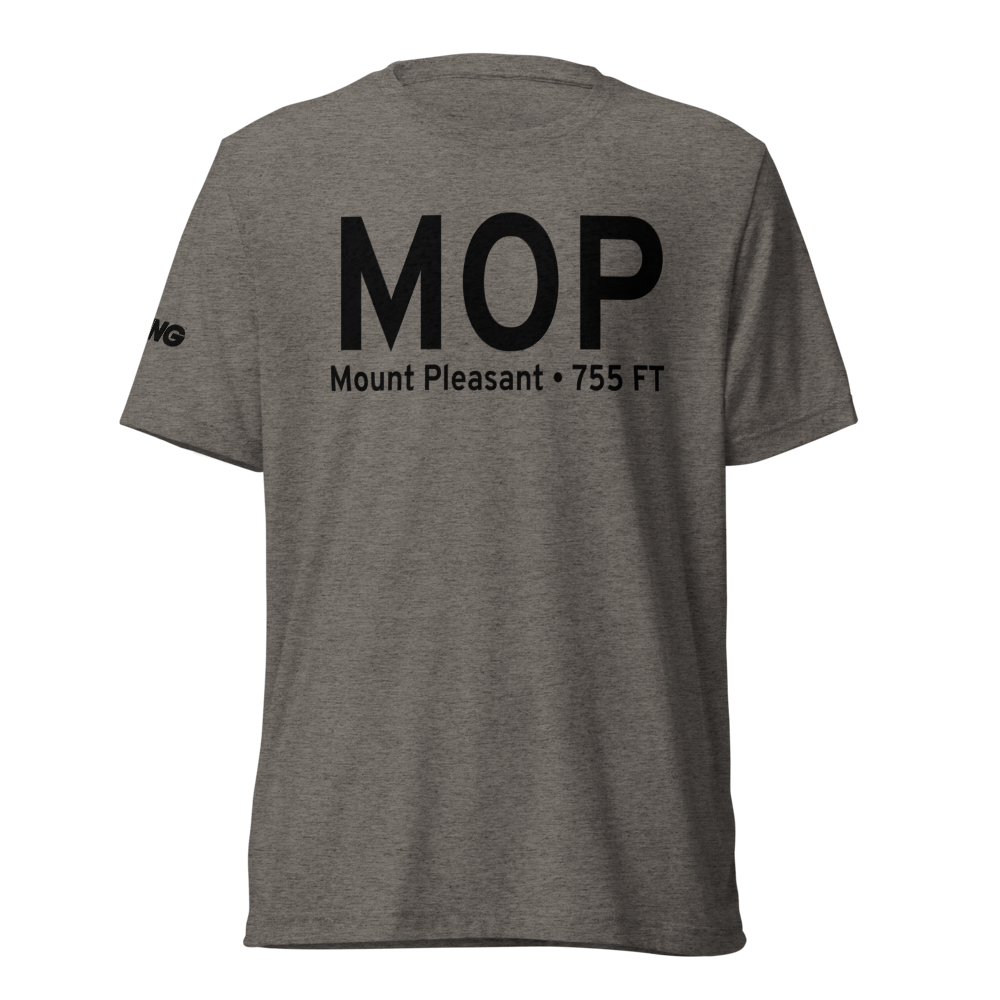 Mount Pleasant (KMOP) Airport Tri-blend T-Shirt 