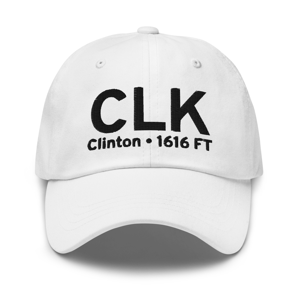 Clinton (KCLK) Airport Hat 