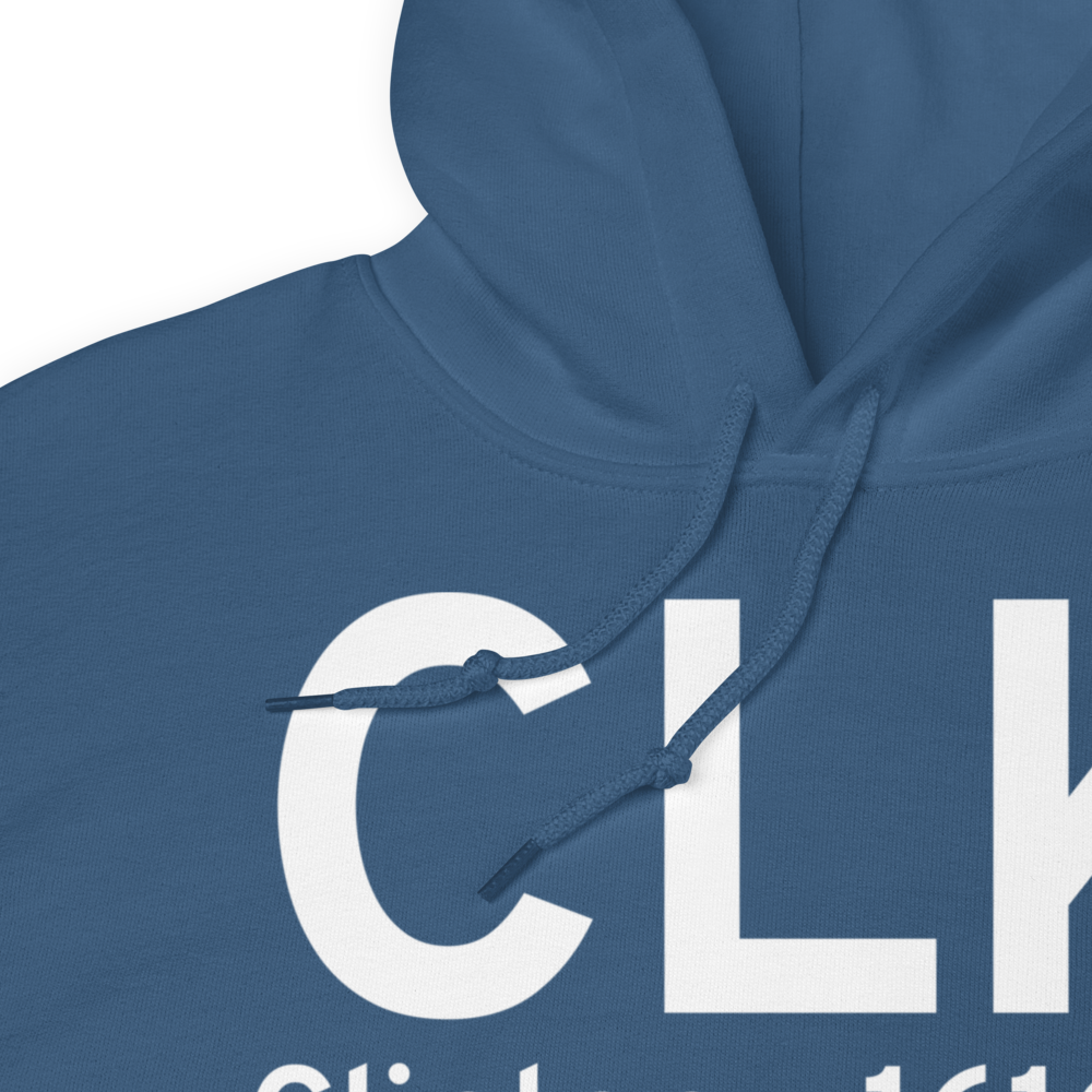Clinton (KCLK) Airport Hoodie Sweatshirt 