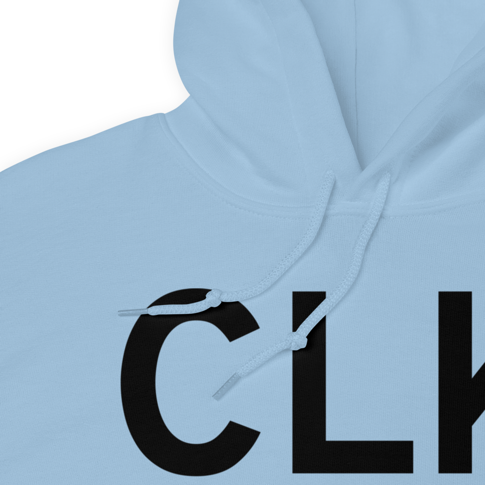 Clinton (KCLK) Airport Hoodie Sweatshirt 