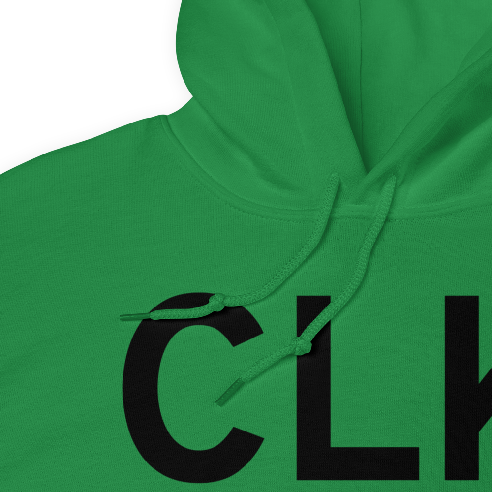 Clinton (KCLK) Airport Hoodie Sweatshirt 