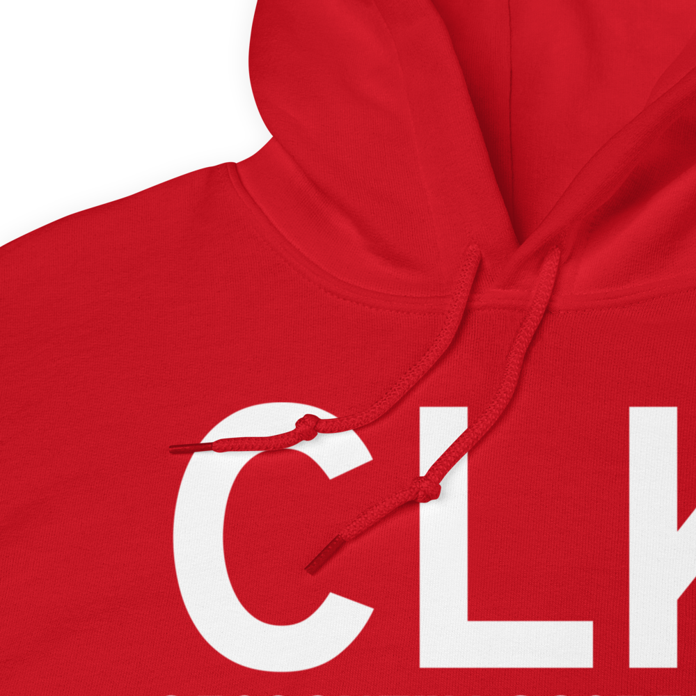 Clinton (KCLK) Airport Hoodie Sweatshirt 