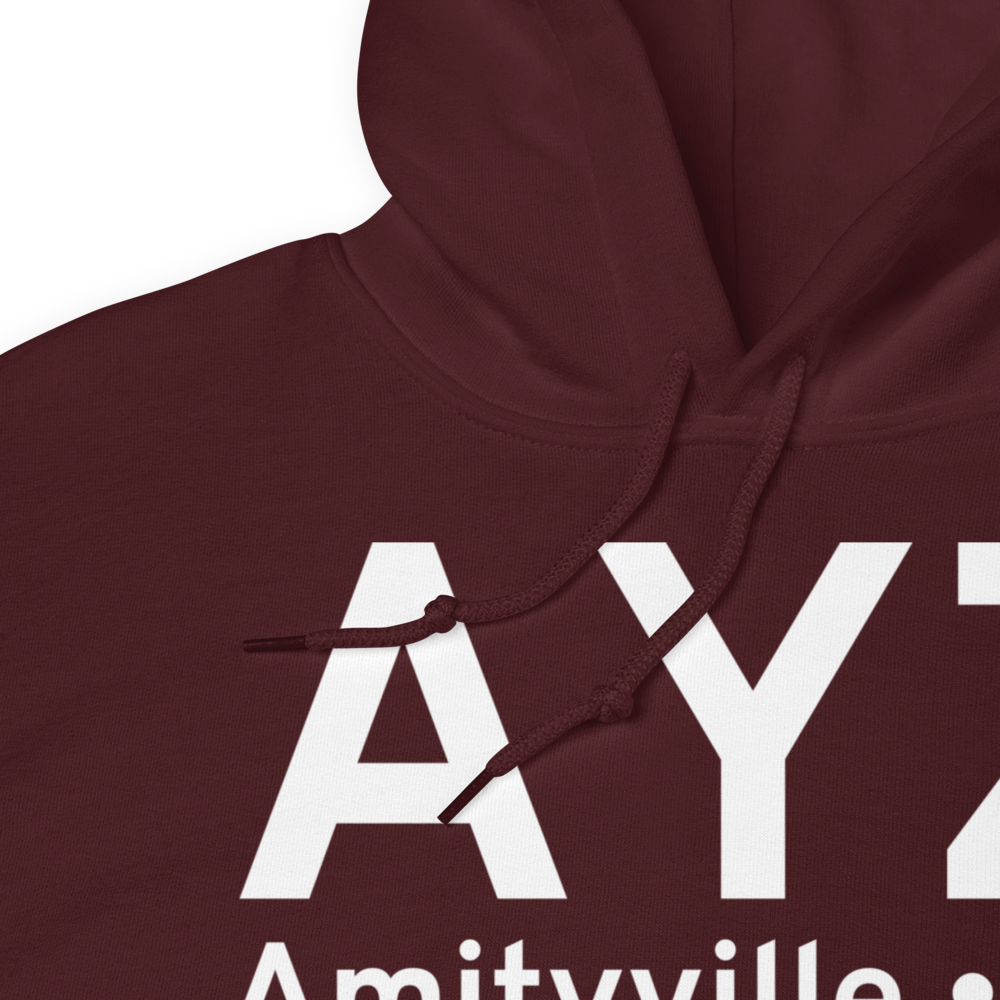 Amityville (AYZ) Airport Hoodie Sweatshirt 