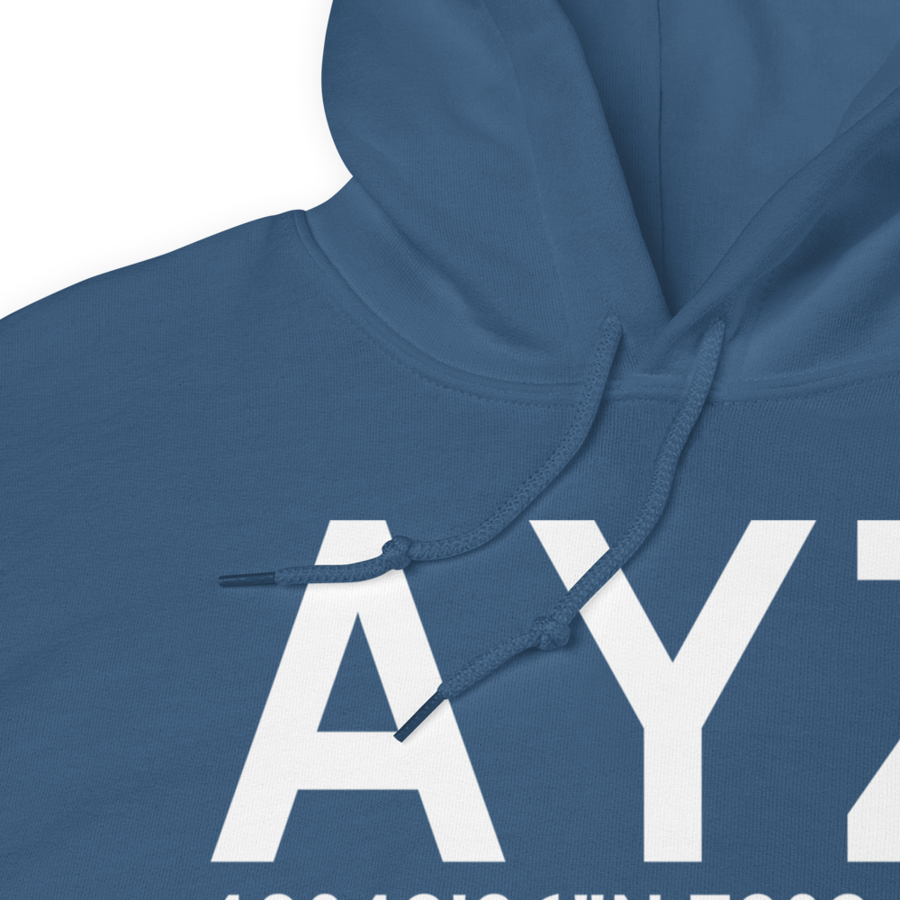 Amityville (AYZ) Airport Hoodie Sweatshirt 
