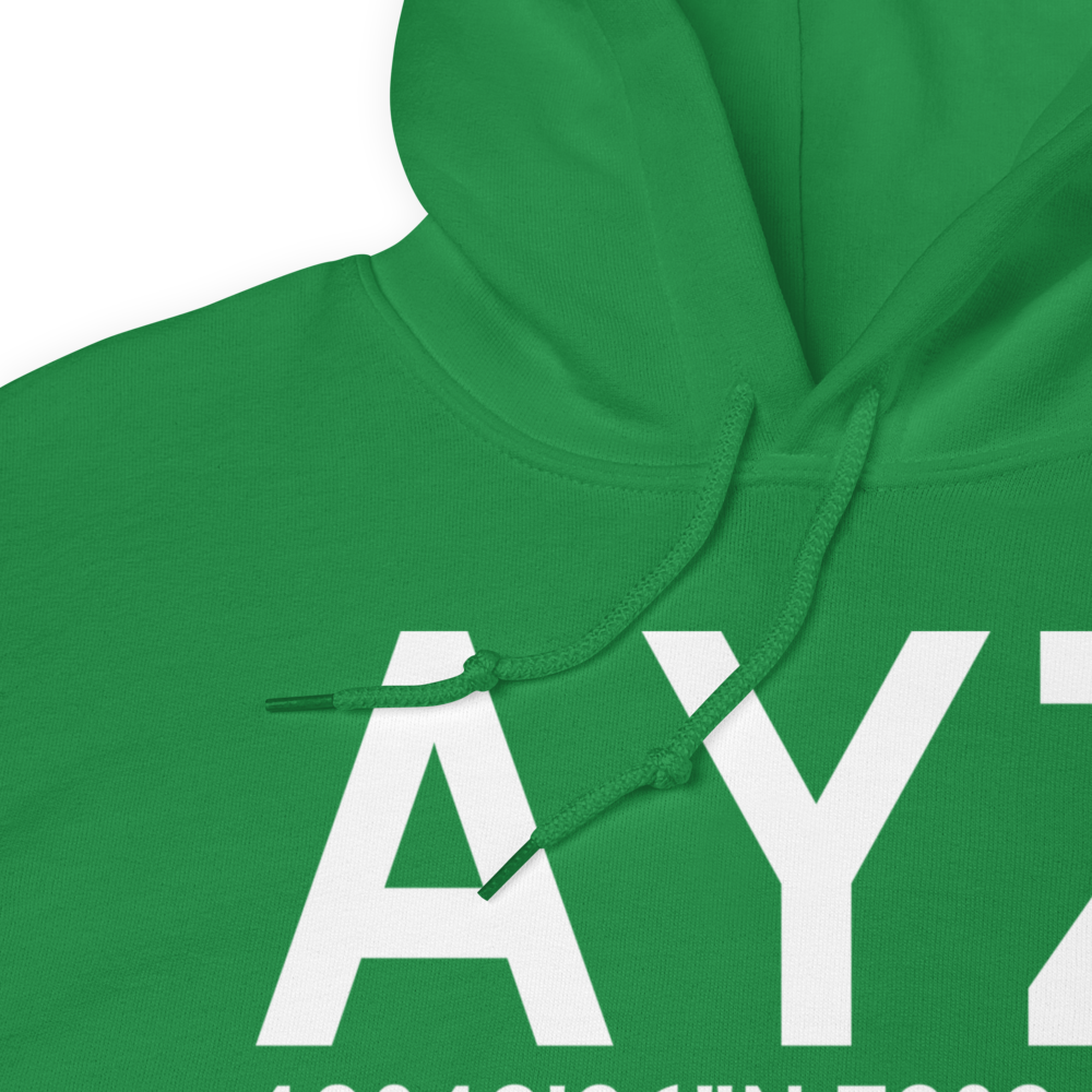 Amityville (AYZ) Airport Hoodie Sweatshirt 