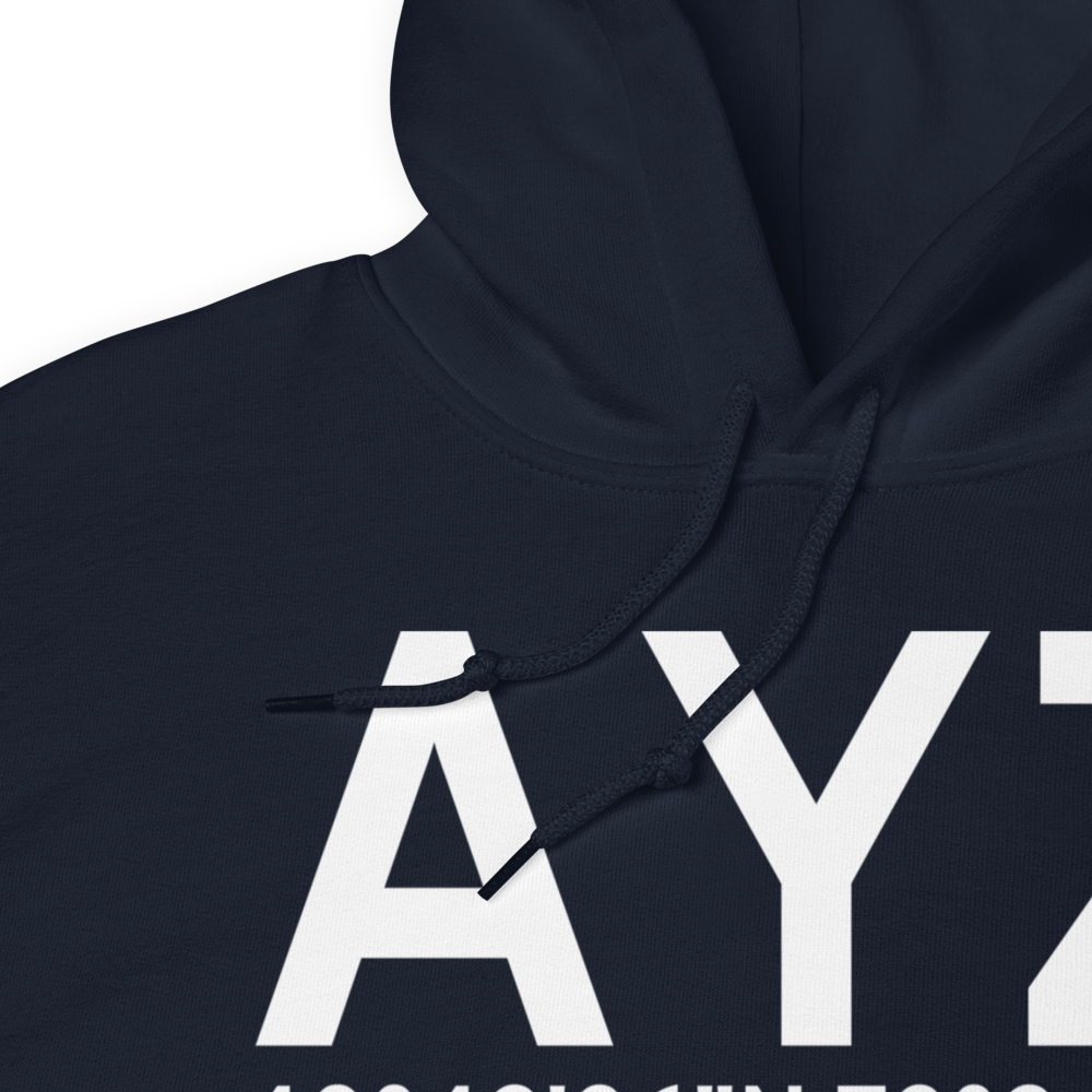 Amityville (AYZ) Airport Hoodie Sweatshirt 