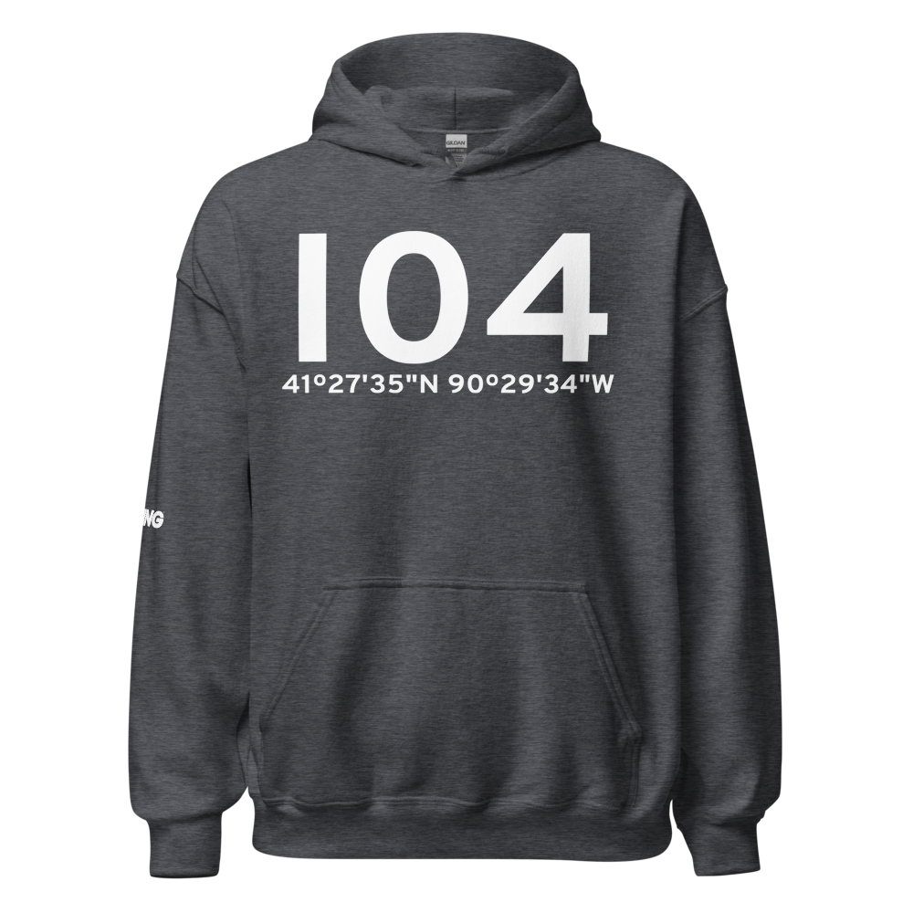 Moline (I04) Airport Hoodie Sweatshirt 