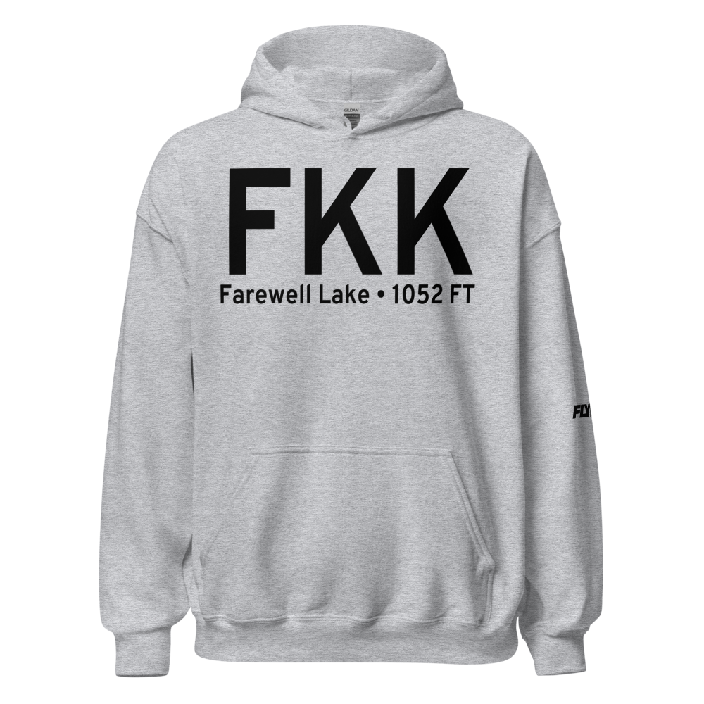 Farewell Lake (PAFK) Airport Hoodie Sweatshirt 