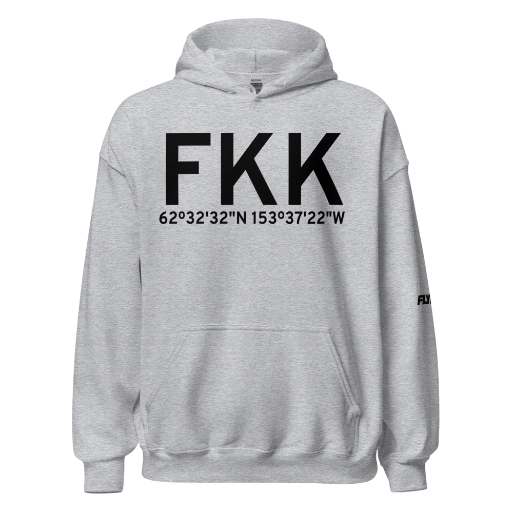 Farewell Lake (PAFK) Airport Hoodie Sweatshirt 