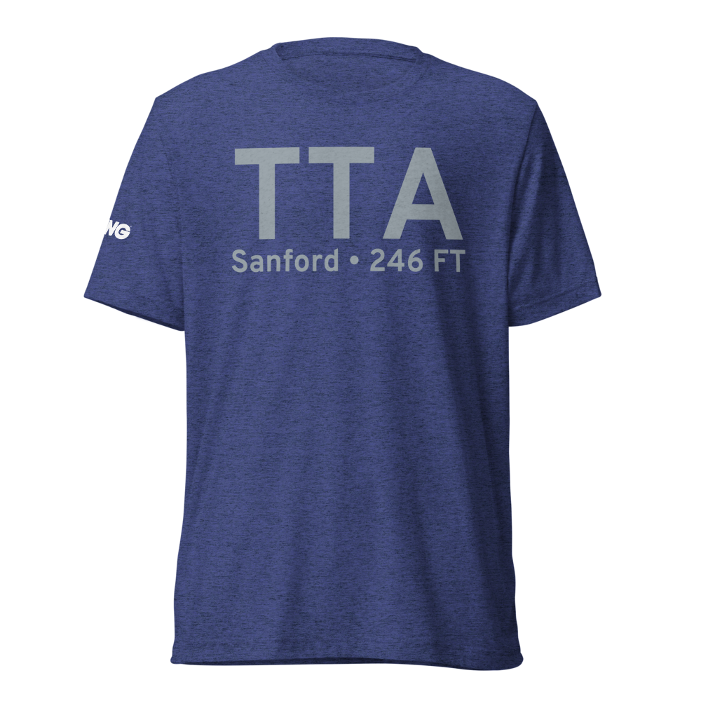 Sanford (KTTA) Airport Tri-blend T-Shirt 