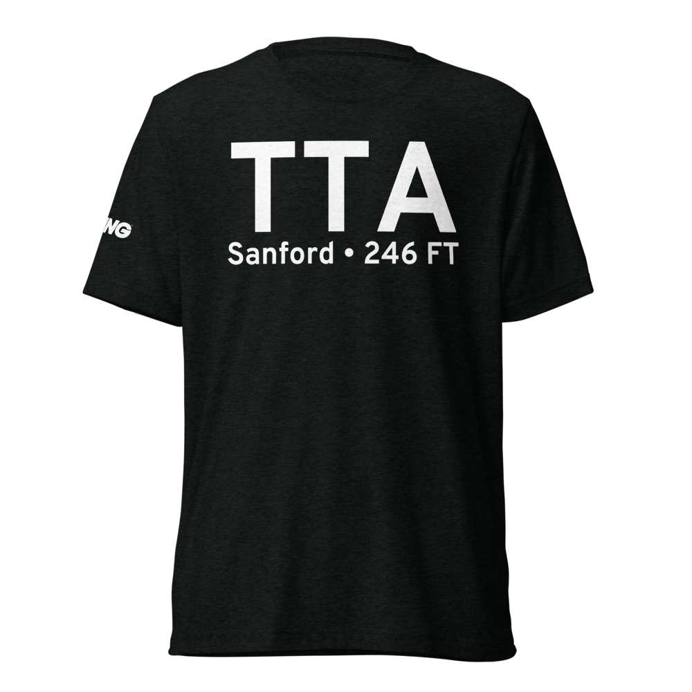 Sanford (KTTA) Airport Tri-blend T-Shirt 