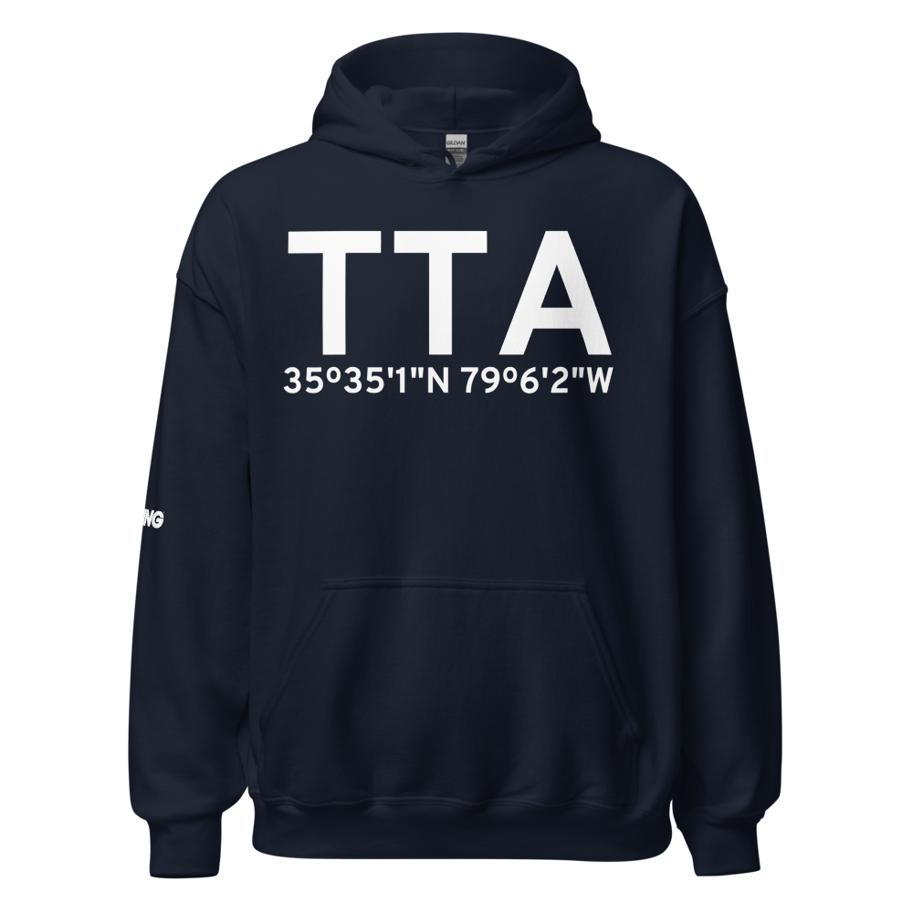Sanford (KTTA) Airport Hoodie Sweatshirt 
