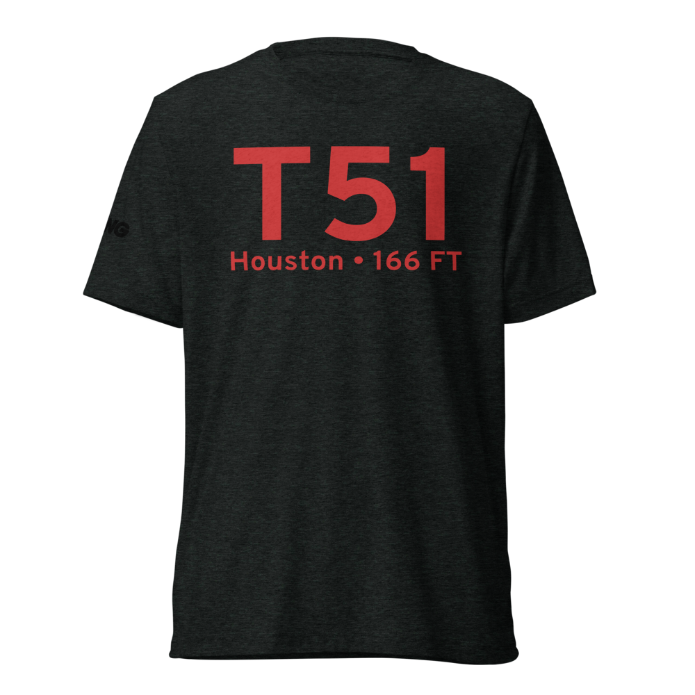 Houston (KT51) Airport Tri-blend T-Shirt 
