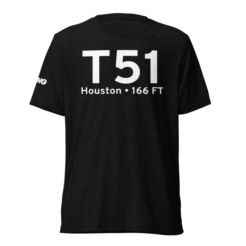 Houston (KT51) Airport Tri-blend T-Shirt 