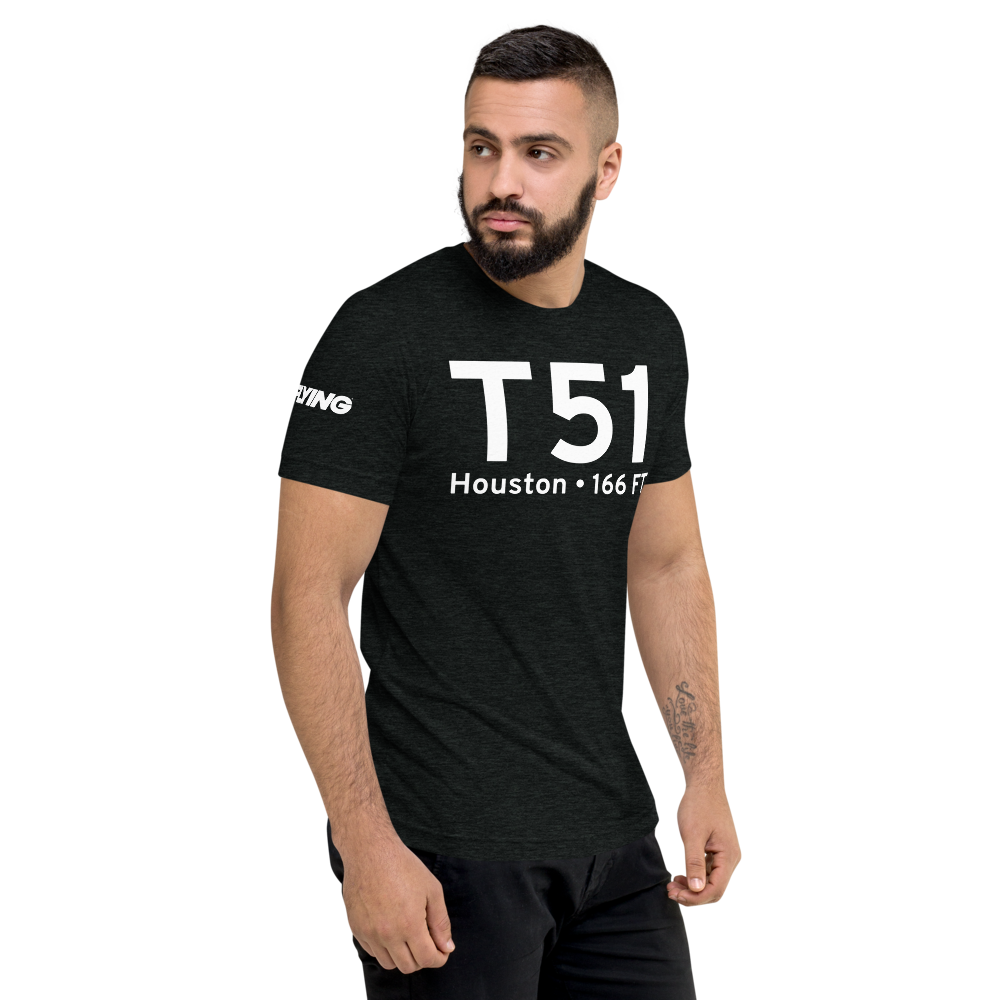 Houston (KT51) Airport Tri-blend T-Shirt 