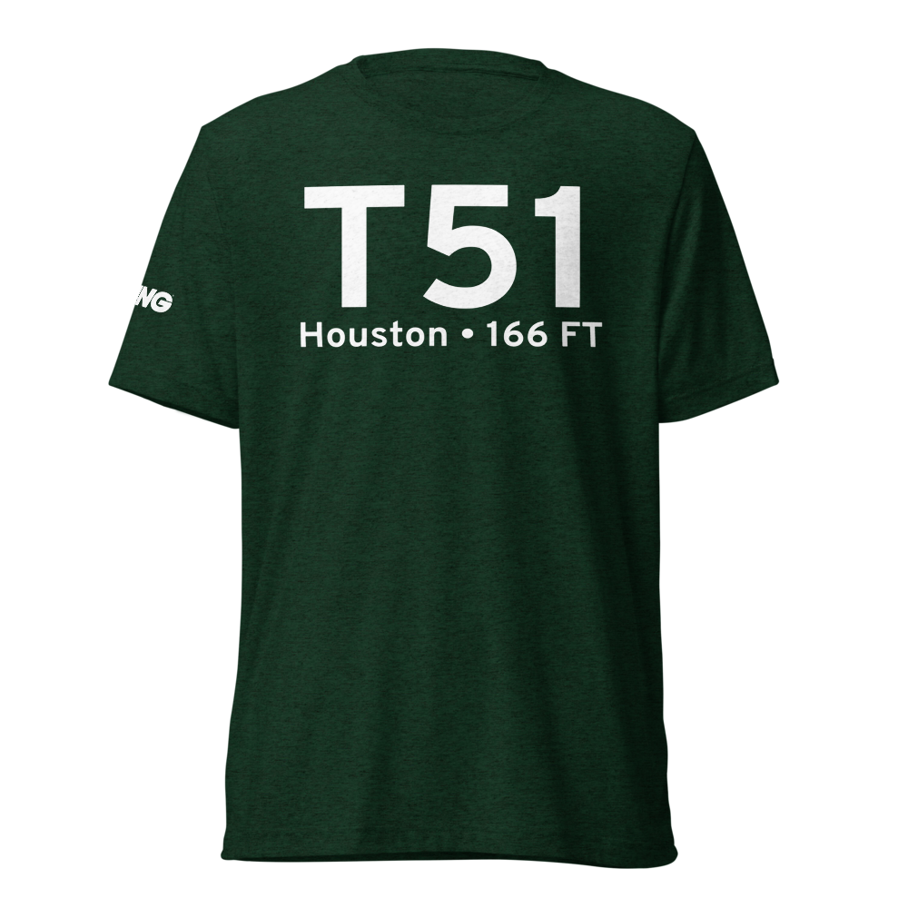 Houston (KT51) Airport Tri-blend T-Shirt 