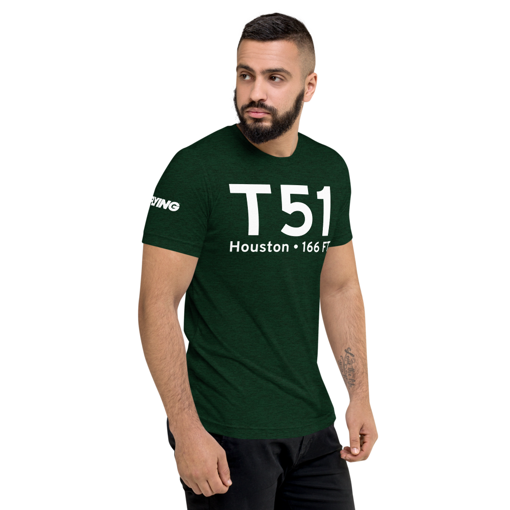 Houston (KT51) Airport Tri-blend T-Shirt 