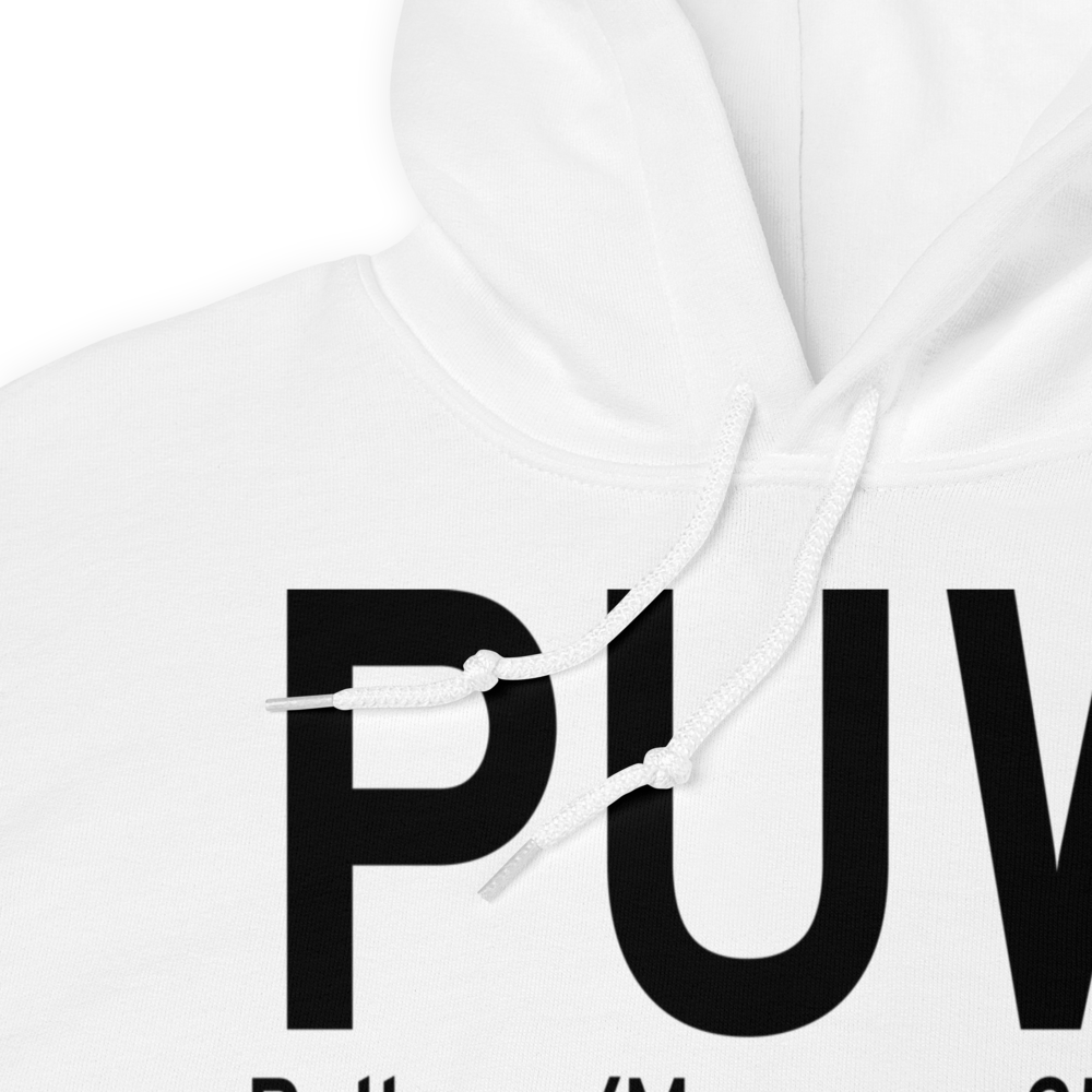 Pullman/Moscow (KPUW) Airport Hoodie Sweatshirt 
