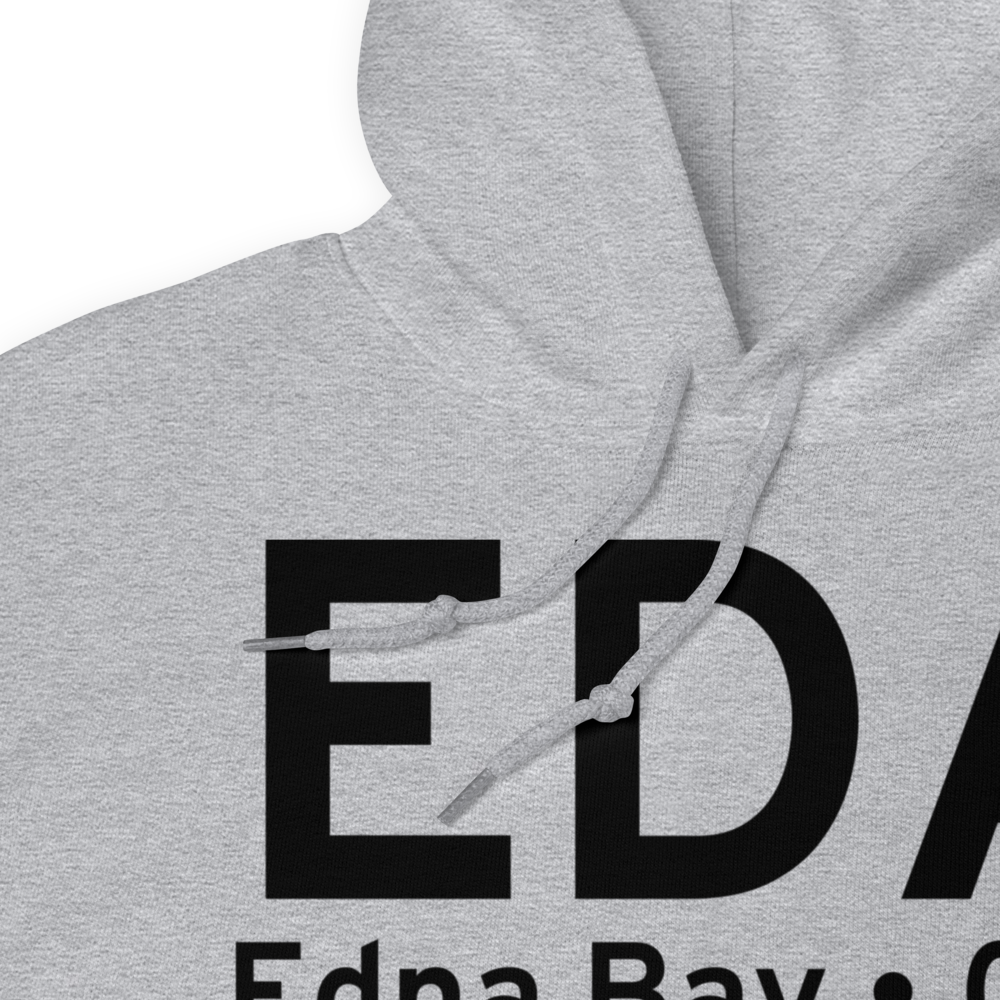Edna Bay (EDA) Airport Hoodie Sweatshirt 