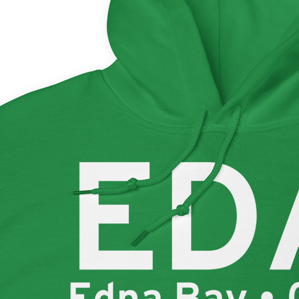 Edna Bay (EDA) Airport Hoodie Sweatshirt 