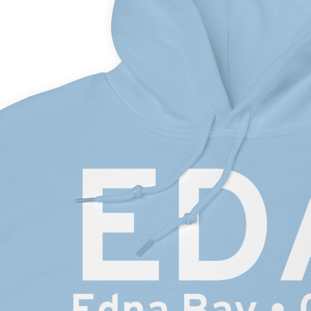 Edna Bay (EDA) Airport Hoodie Sweatshirt 