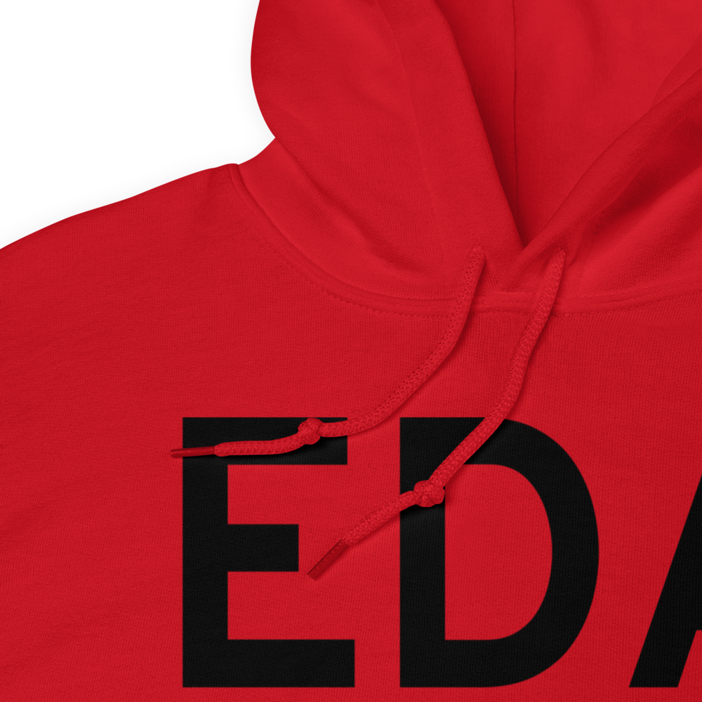 Edna Bay (EDA) Airport Hoodie Sweatshirt 