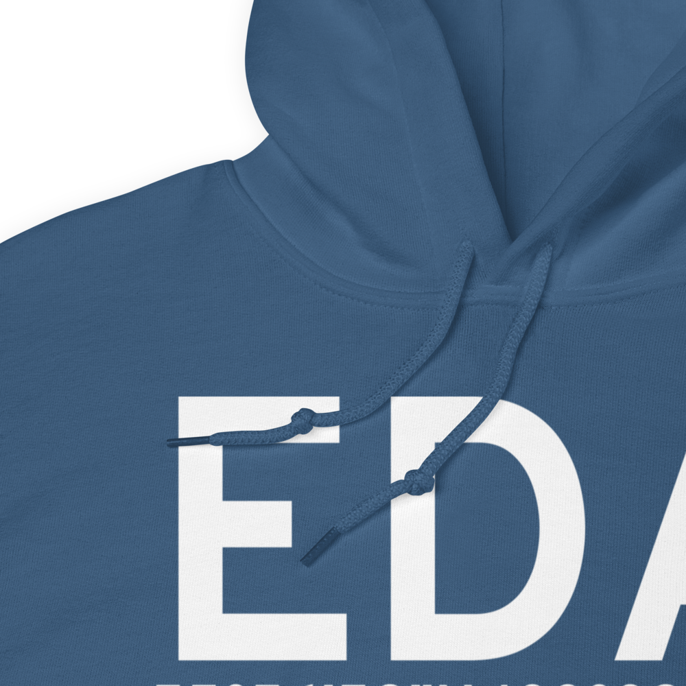 Edna Bay (EDA) Airport Hoodie Sweatshirt 