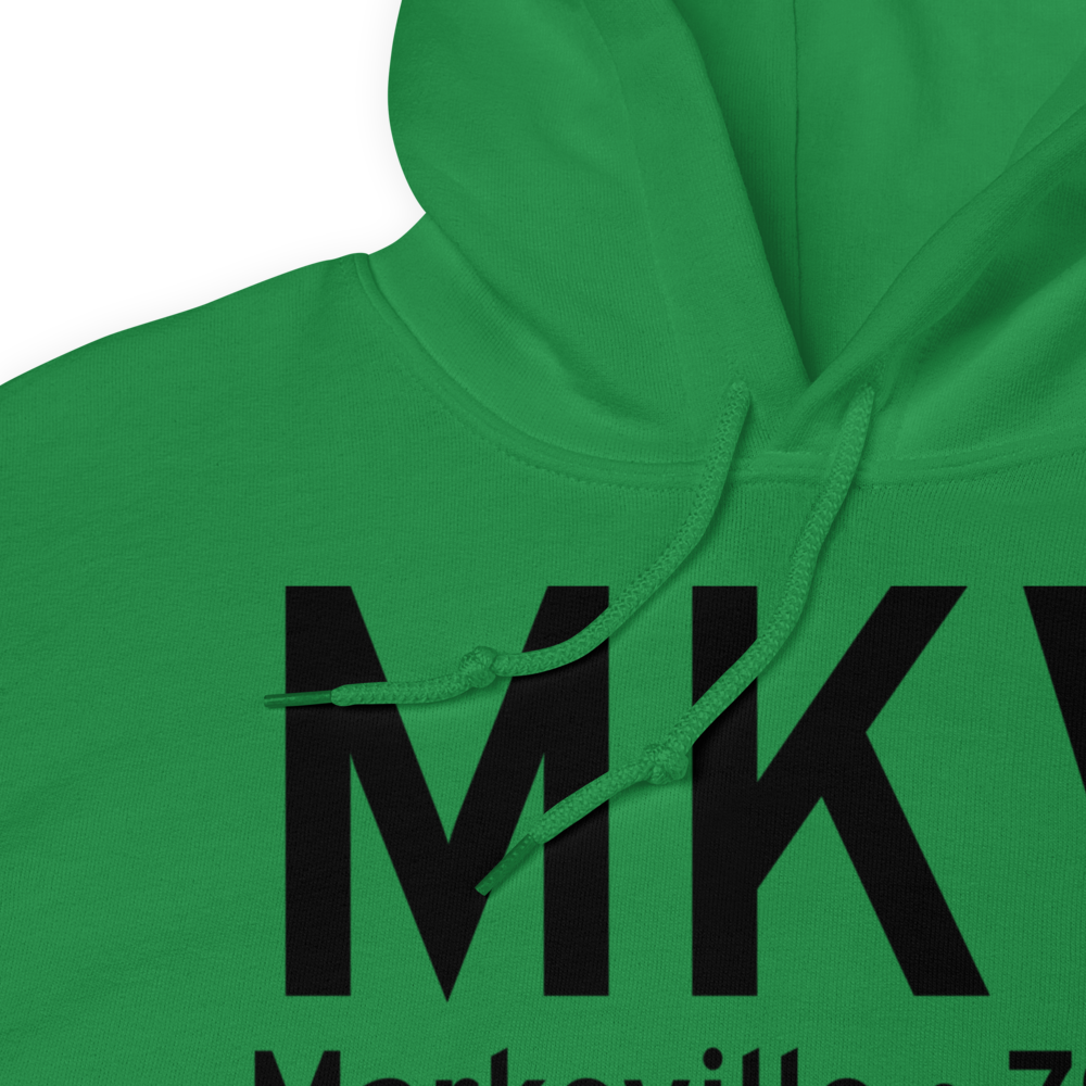 Marksville (KMKV) Airport Hoodie Sweatshirt 