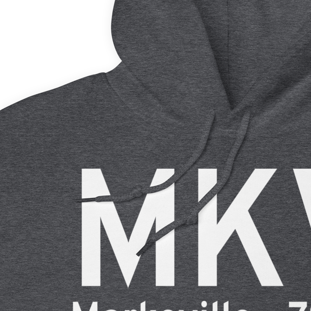 Marksville (KMKV) Airport Hoodie Sweatshirt 