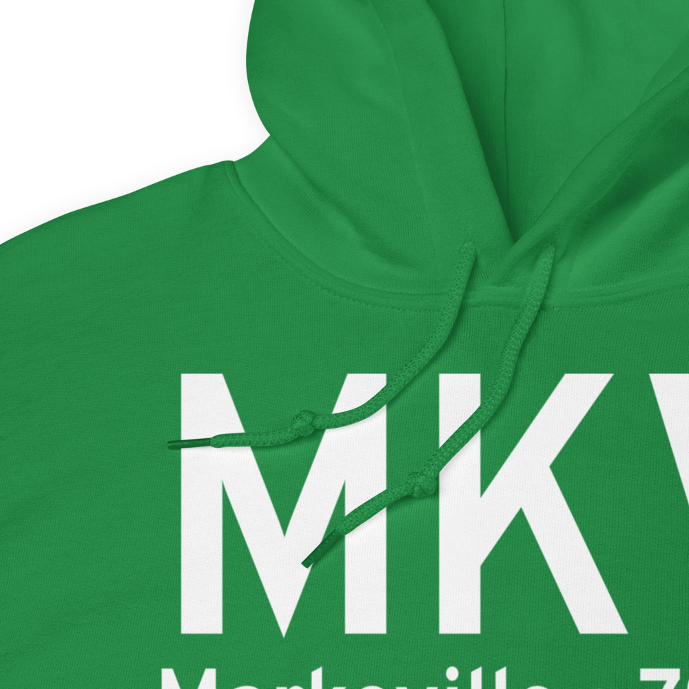 Marksville (KMKV) Airport Hoodie Sweatshirt 